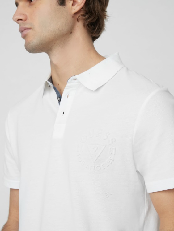 чисто бяло Guess Keith Polo