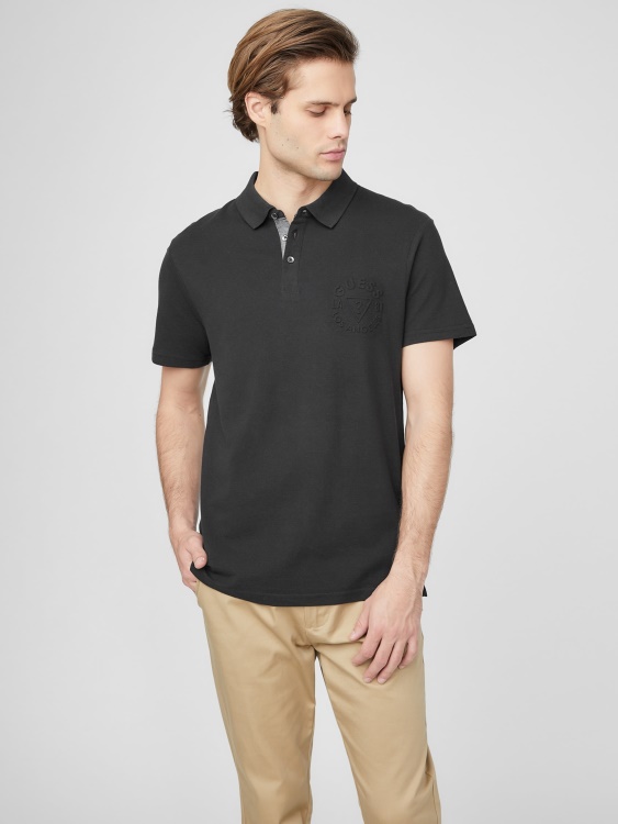 Guess Jet Black Keith Polo