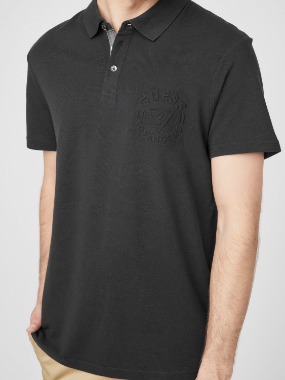 Guess Jet Black Keith Polo