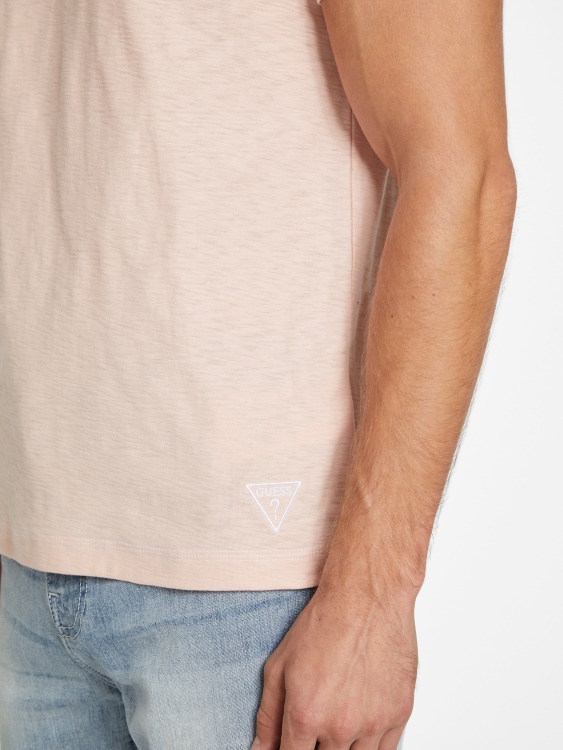 Vapor Rose Eco Ricky Split Tee Guess