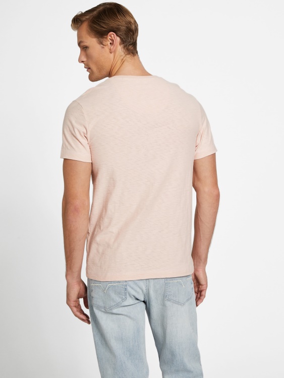 Vapor Rose Eco Ricky Split Tee Guess