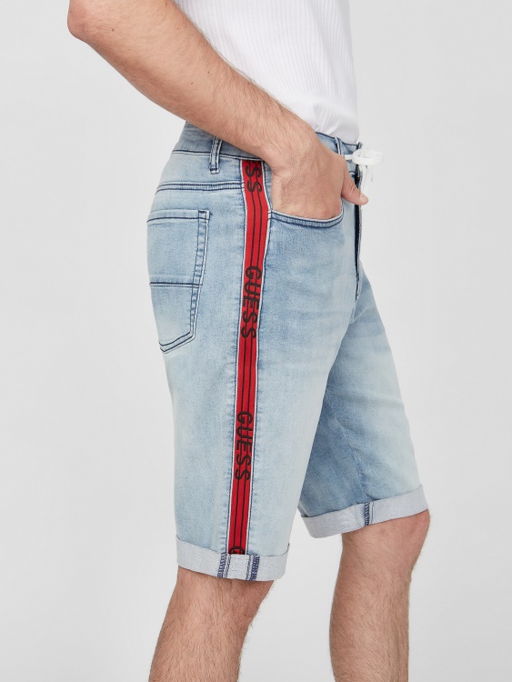леки дънкови шорти Guess Eco Lancaster