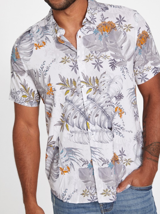 Eco Morris Tropical риза Guess преходен камуфлаж