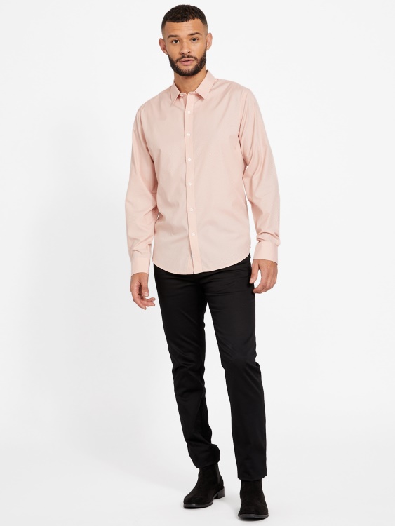 текстурирана риза Greyjoy Guess Vapor Rose