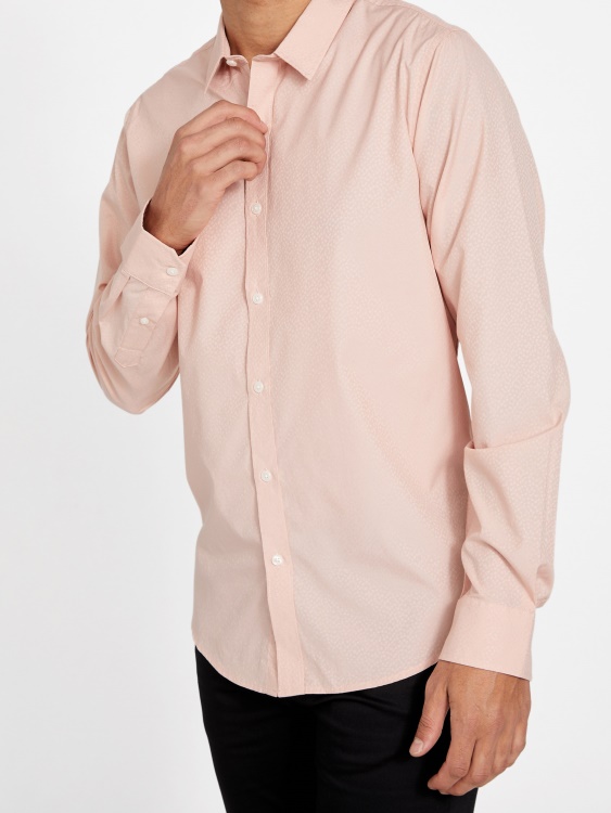текстурирана риза Greyjoy Guess Vapor Rose