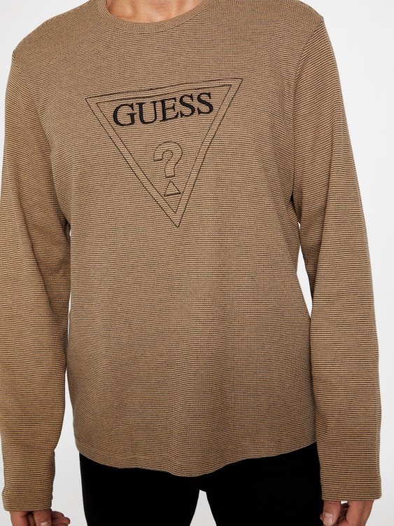 Tomas Crewneck Guess препечено кафяво