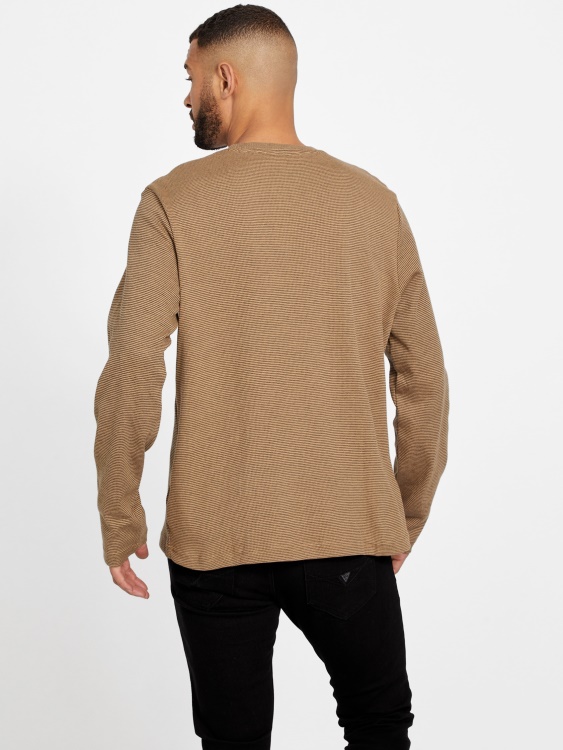 Tomas Crewneck Guess препечено кафяво