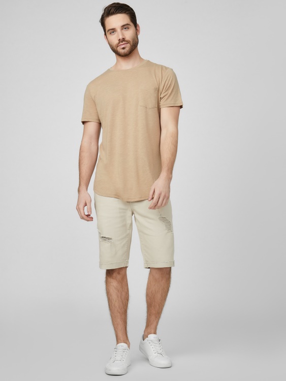 Guess Khaki Abby прави дънкови шорти