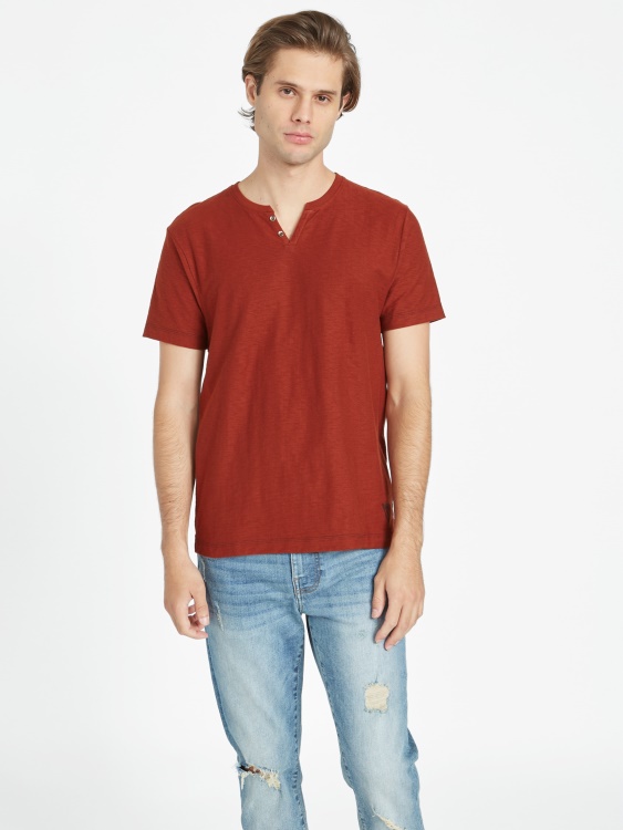 Guess Cognac Taste Eco Ricky Split Tee