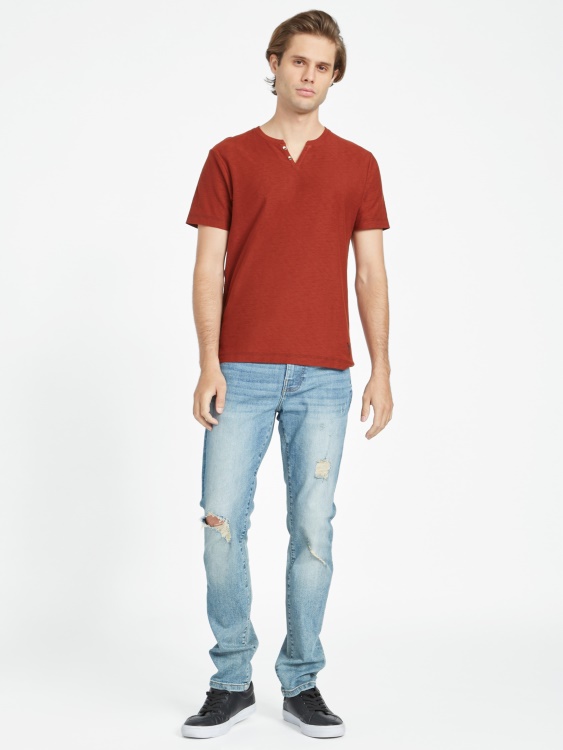 Guess Cognac Taste Eco Ricky Split Tee