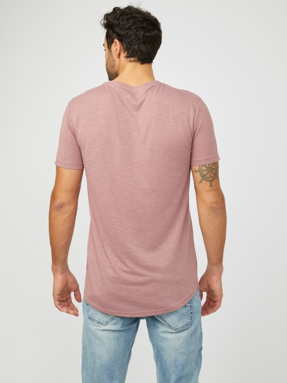 виолетово лилаво тениска с парагади Guess Vantor