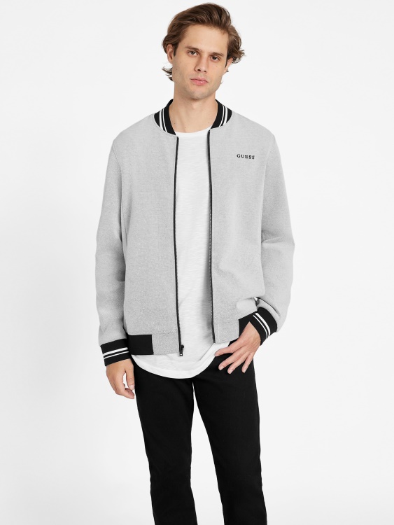 самолетно яке с текстура Jett Guess сиво