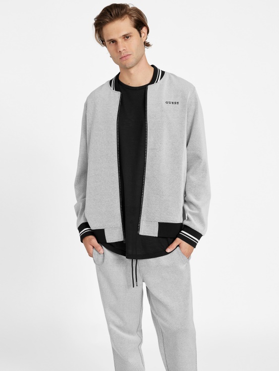 самолетно яке с текстура Jett Guess сиво