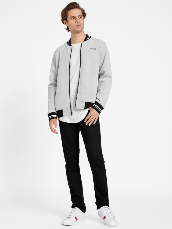 самолетно яке с текстура Jett Guess сиво