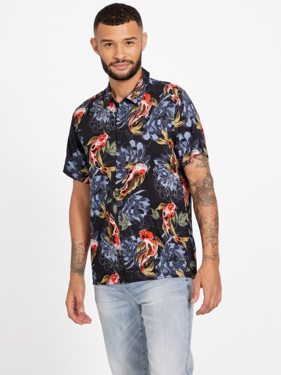 Guess Eco Beric Koi Riza Blackened Blue