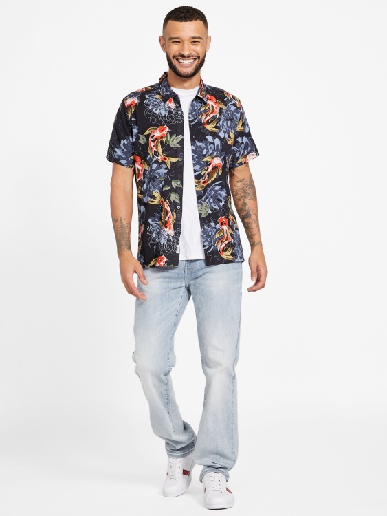 Guess Eco Beric Koi Riza Blackened Blue