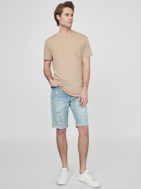 леки дънкови шорти Guess Abby