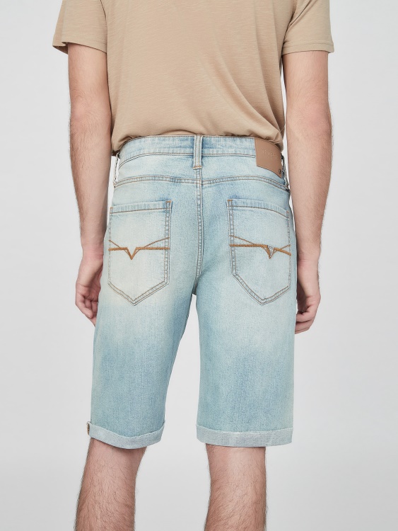 леки дънкови шорти Guess Abby