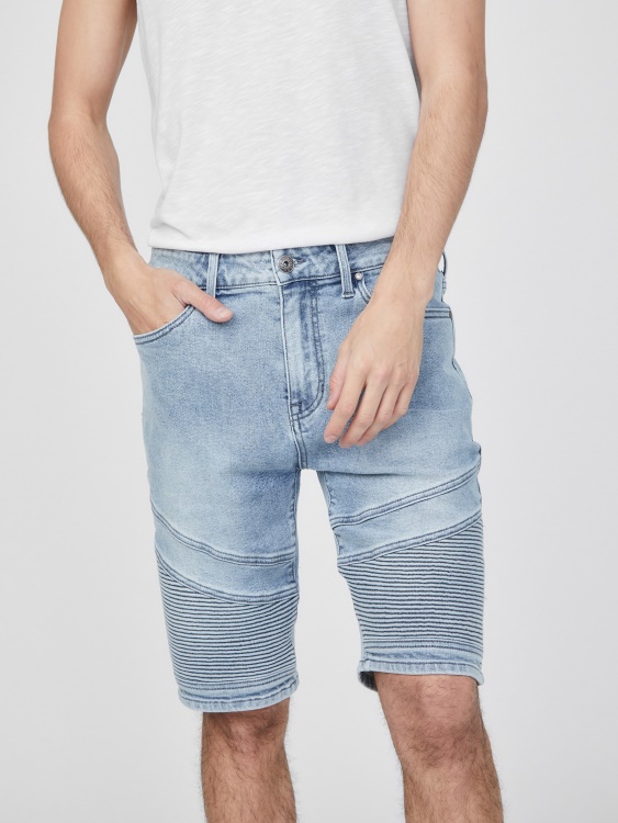 еко брендан мото дънкови къси панталони леки пране Guess
