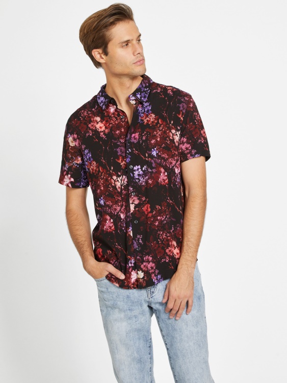 Eco Dontos риза на цвета Guess Jet Black