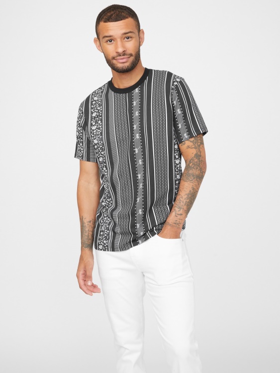 Guess Vertix Tee Jet Black