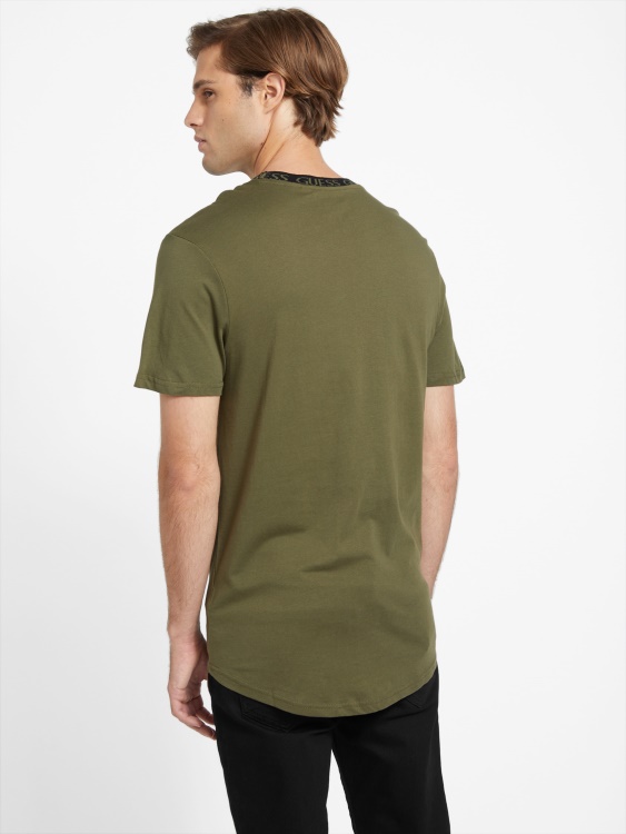 Olive Morning Ronnie Logo Crewneck Guess