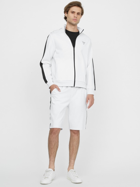 чисто бяло яке с цип Guess Eco Andrew Logo