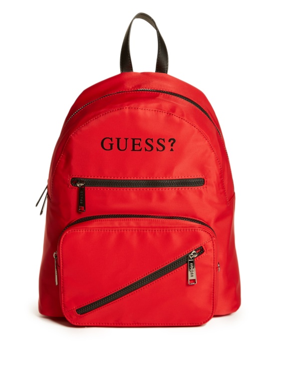 червена раница Toby Guess