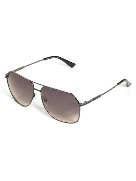 сребърни слънчеви очила Guess Metal Navigator