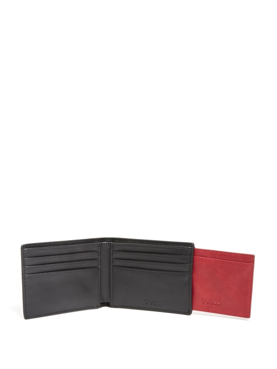портфейл Carter Billfold Black Guess