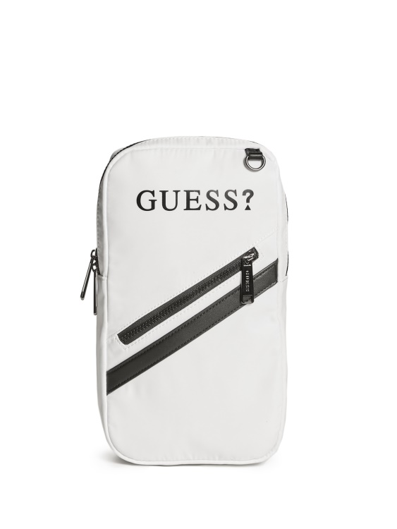 бяла чанта Guess Toby