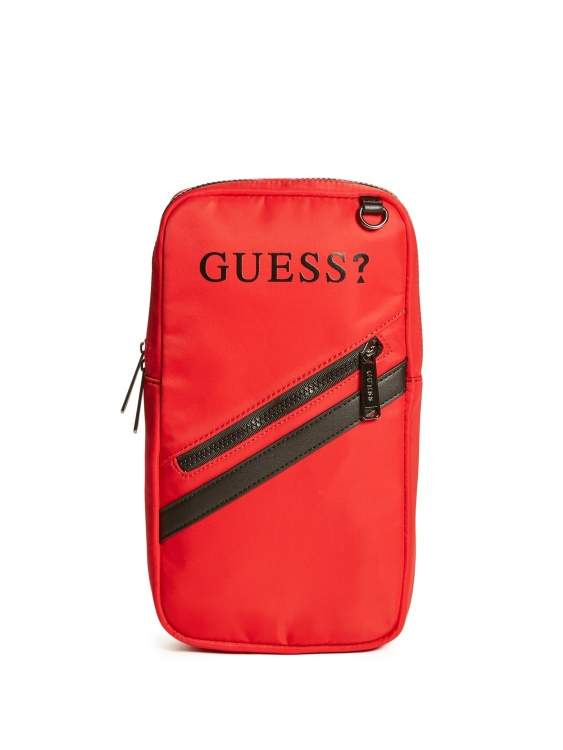 чанта Toby Sling Red Guess