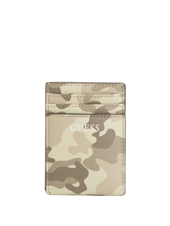 Guess Camo двоен камуфлаж на картодържател