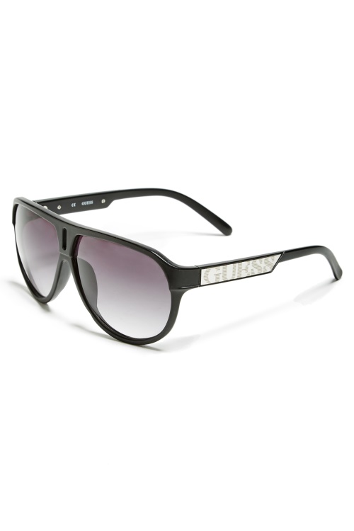 пластмасови авиаторски слънчеви очила Guess Multi Black