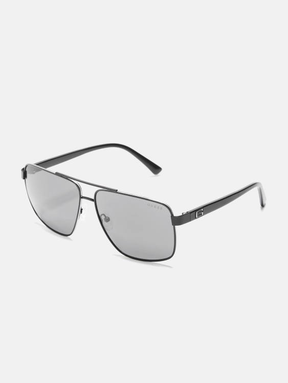 метални навигационни слънчеви очила Guess черни
