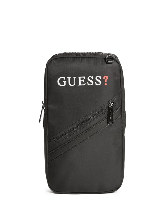чанта Toby черен Guess