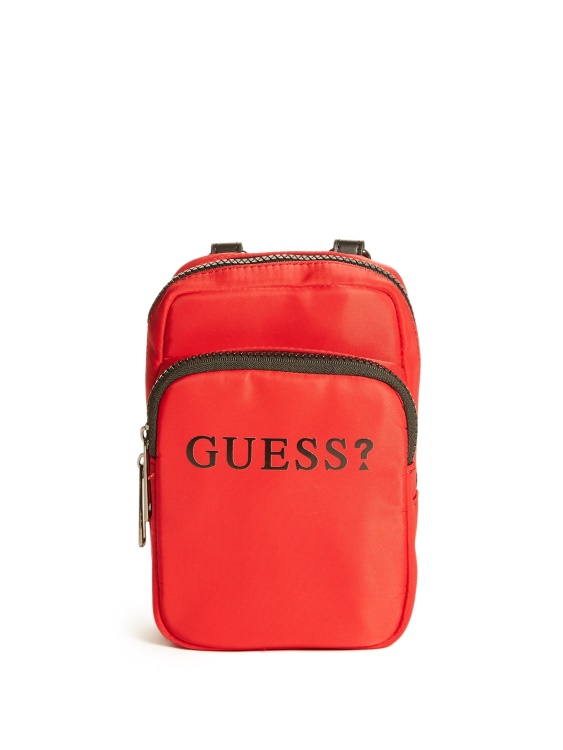 Toby мини чанта през рамо червен Guess