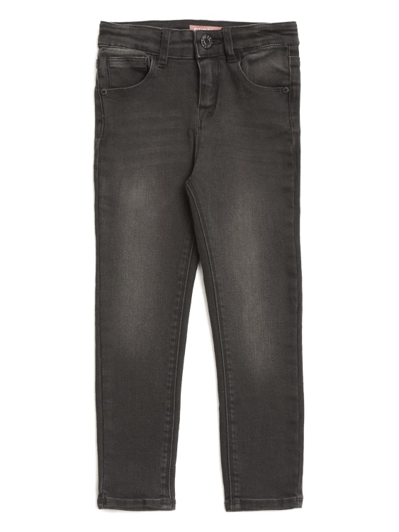 тесни дънки с висока талия Simmone (2-6) Guess Jet Black