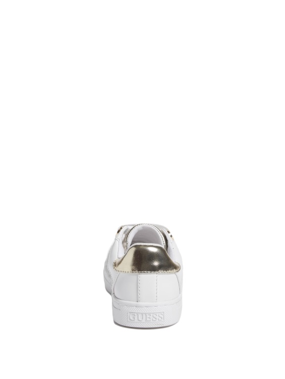 Serena ниски маратонки с лого бели Guess