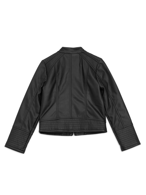 Guess мотоциклетно яке от изкуствена кожа (2-6) тъмно черно