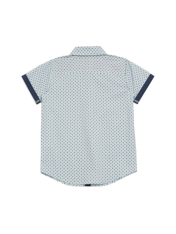 Guess Marley Geo риза (7-16) избелено синьо