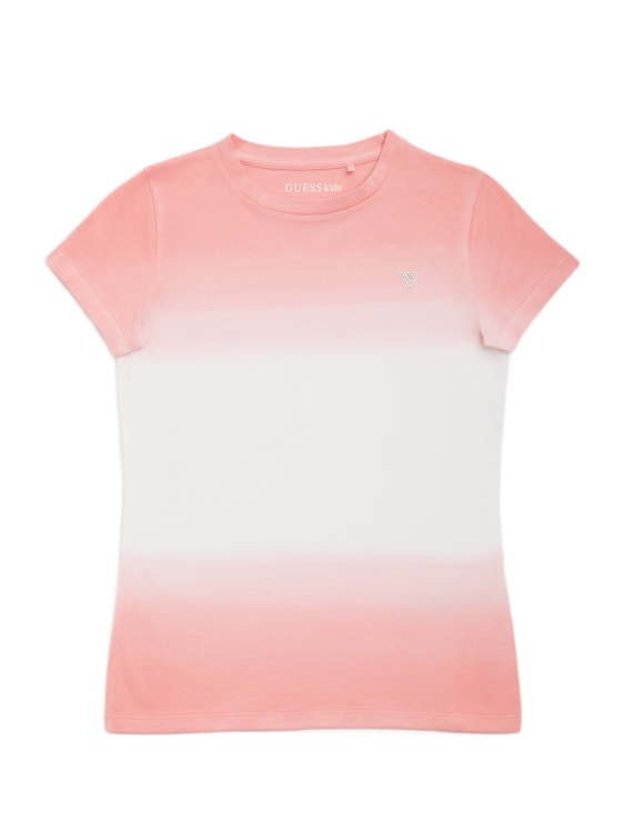 Guess Rawley Dip-dye тениска (7-14) нюанс на лале