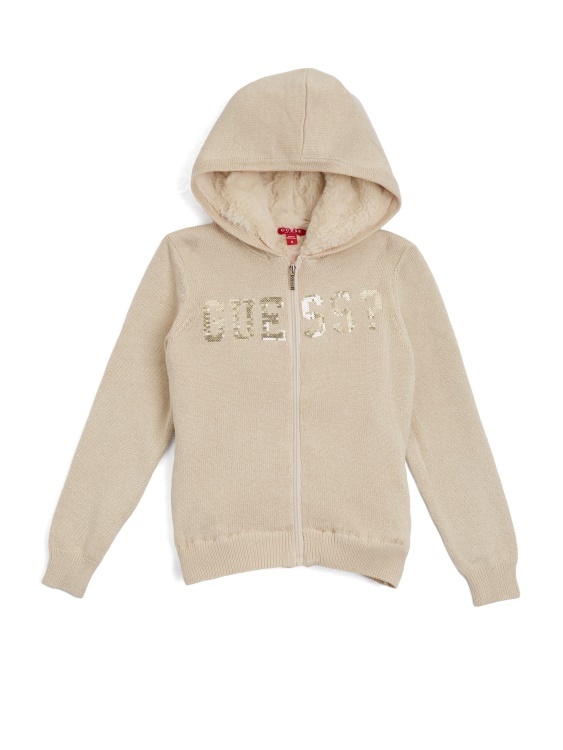 суичър с цип Guess Vanilla Blush Maria (7-14)
