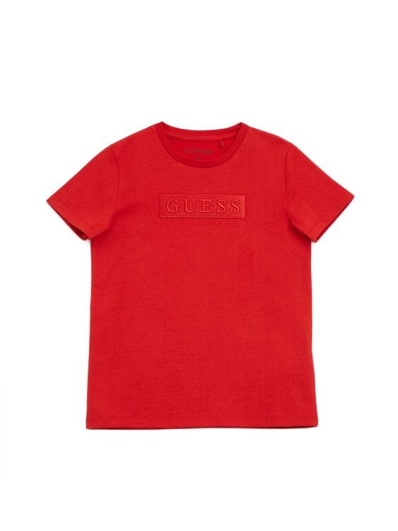 Тениска с бродирано лого Harvey (7-16) Guess Rugby Red