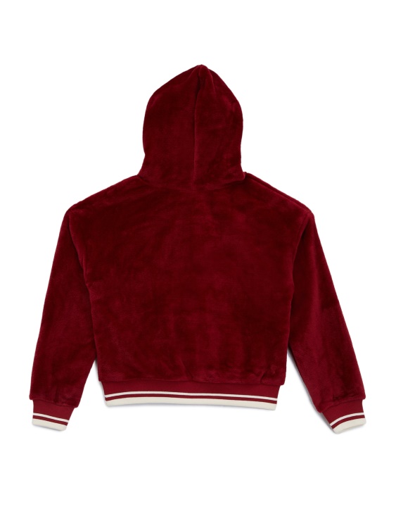 суичър с лого Robby велур (7-14) червен Guess