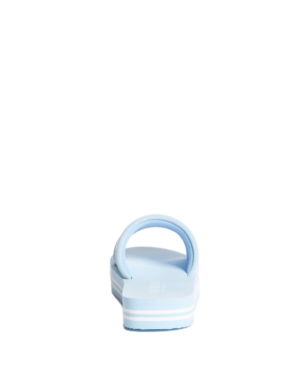Jennie Slide Sandals Ocean Guess