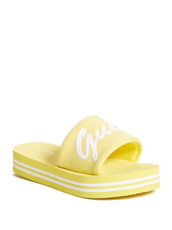 сандали Jennie Slide Guess Lemon