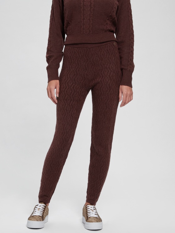 Guess Pure Choco Blaire кабелни клинове от смес от вълна
