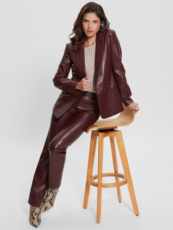 сако от изкуствена кожа Guess Mystic Wine Multi Emelie