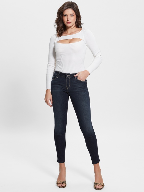 тесни дънки с ниска талия Kent Wash Guess